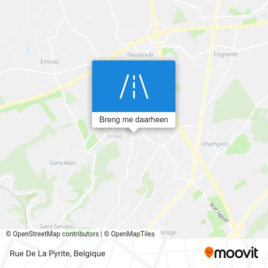 Rue De La Pyrite kaart