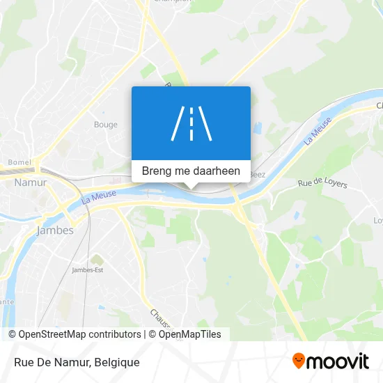 Rue De Namur kaart