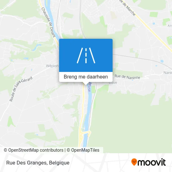 Rue Des Granges kaart