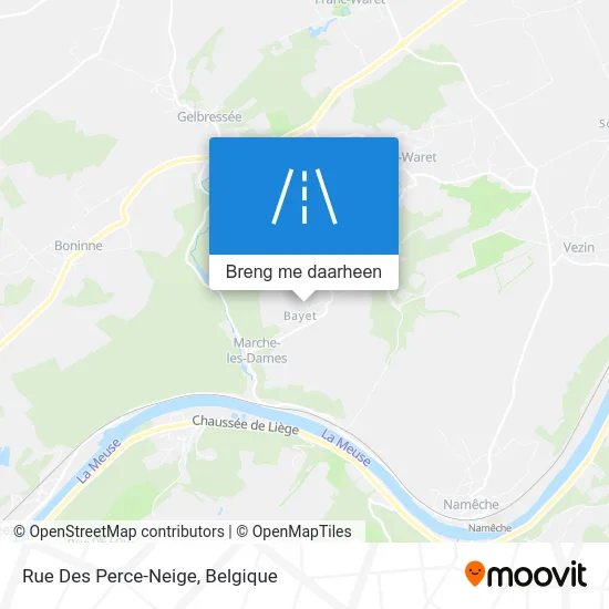 Rue Des Perce-Neige kaart