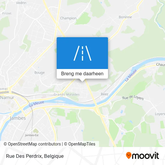 Rue Des Perdrix kaart