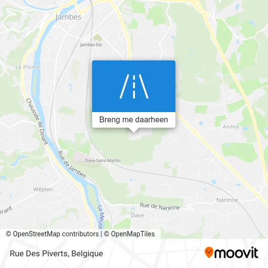 Rue Des Piverts kaart