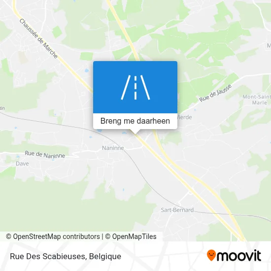 Rue Des Scabieuses kaart