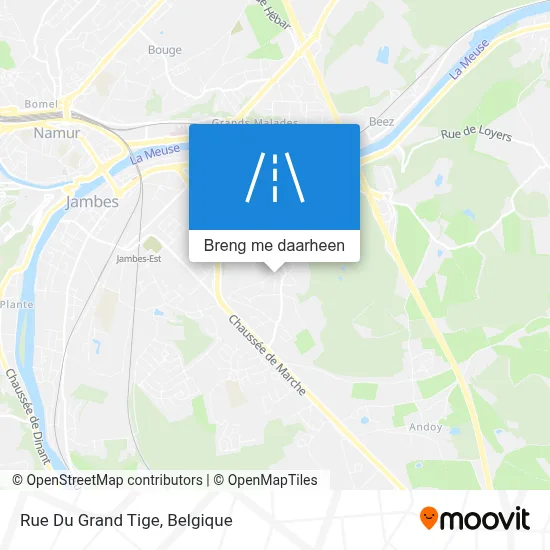 Rue Du Grand Tige kaart