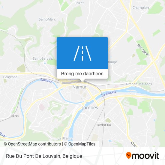 Rue Du Pont De Louvain kaart