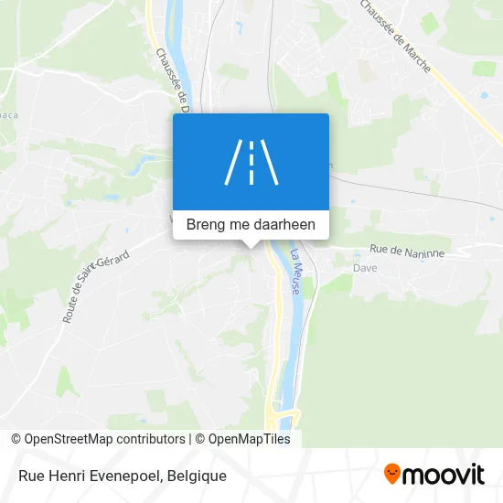 Rue Henri Evenepoel kaart