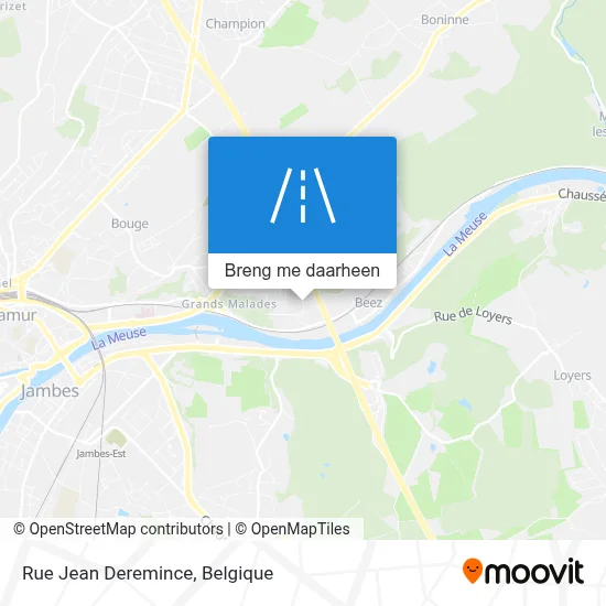 Rue Jean Deremince kaart