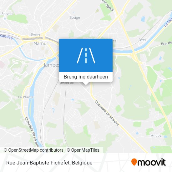 Rue Jean-Baptiste Fichefet kaart
