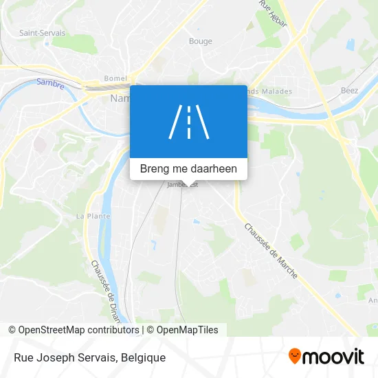 Rue Joseph Servais kaart