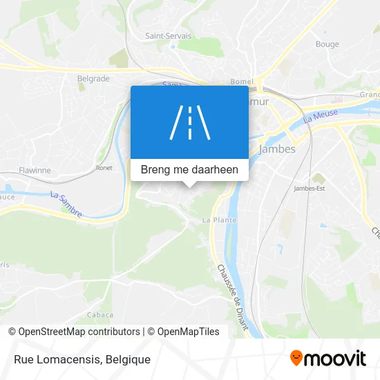 Rue Lomacensis kaart