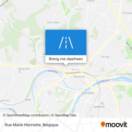 Rue Marie Henriette kaart