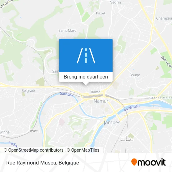 Rue Raymond Museu kaart