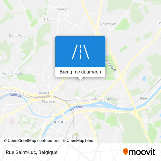 Rue Saint-Luc kaart