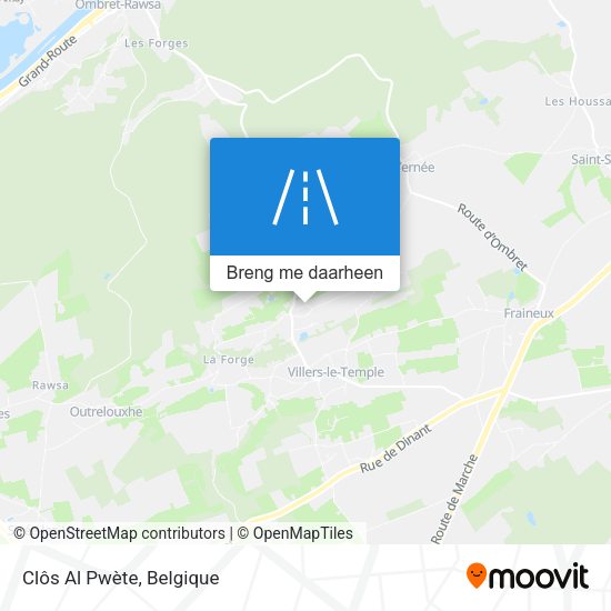 Clôs Al Pwète kaart