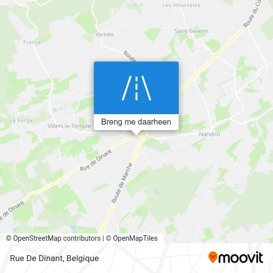 Rue De Dinant kaart