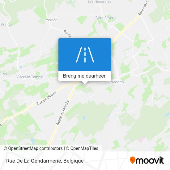 Rue De La Gendarmerie kaart