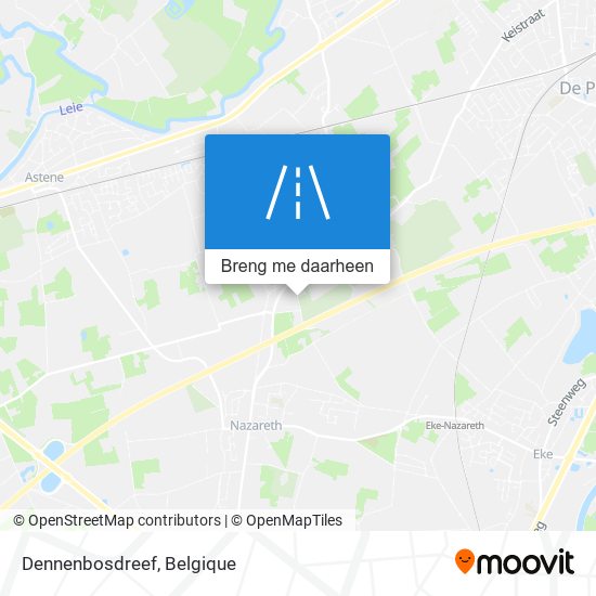 Dennenbosdreef kaart