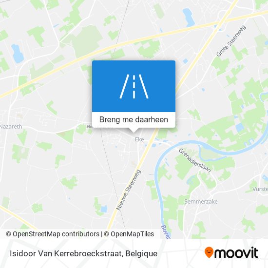 Isidoor Van Kerrebroeckstraat kaart