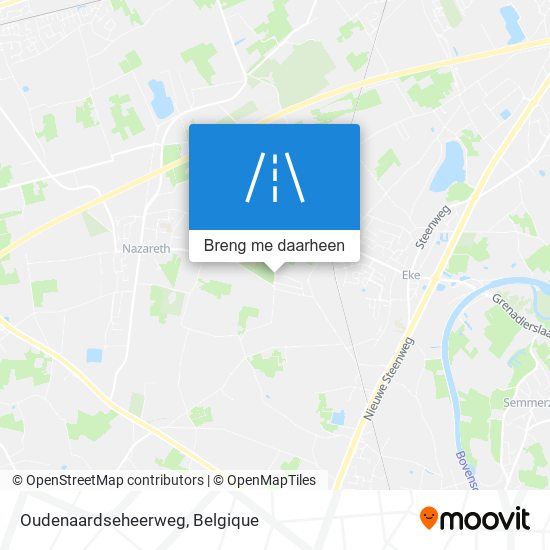 Oudenaardseheerweg kaart