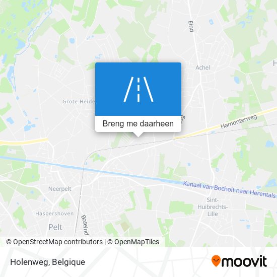 Holenweg kaart