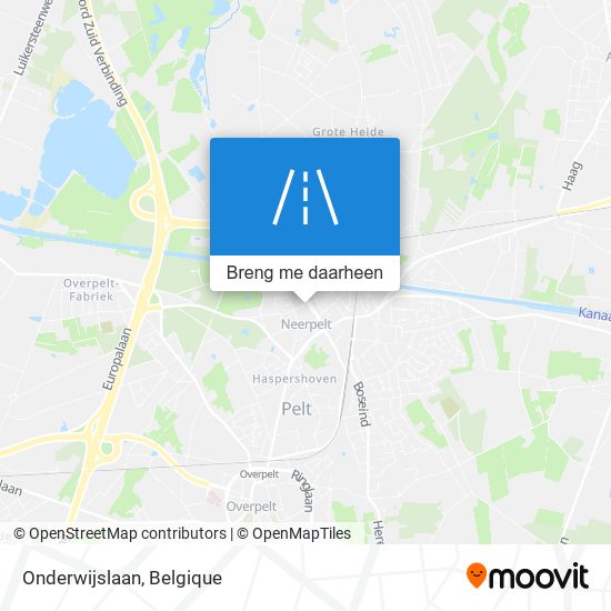 Onderwijslaan kaart