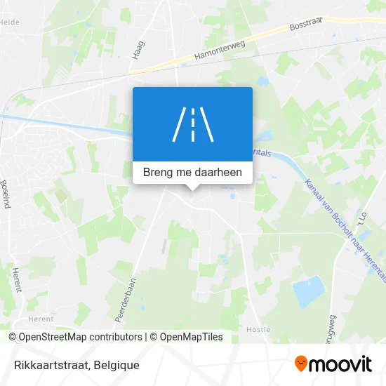 Rikkaartstraat kaart