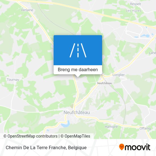 Chemin De La Terre Franche kaart