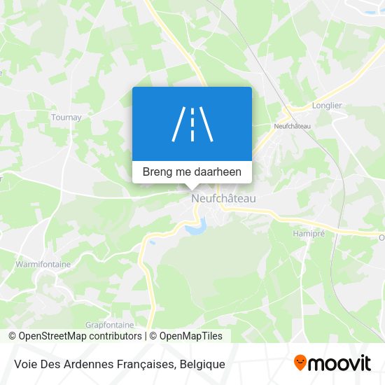 Voie Des Ardennes Françaises kaart