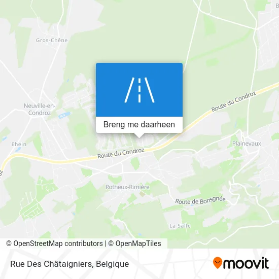 Rue Des Châtaigniers kaart