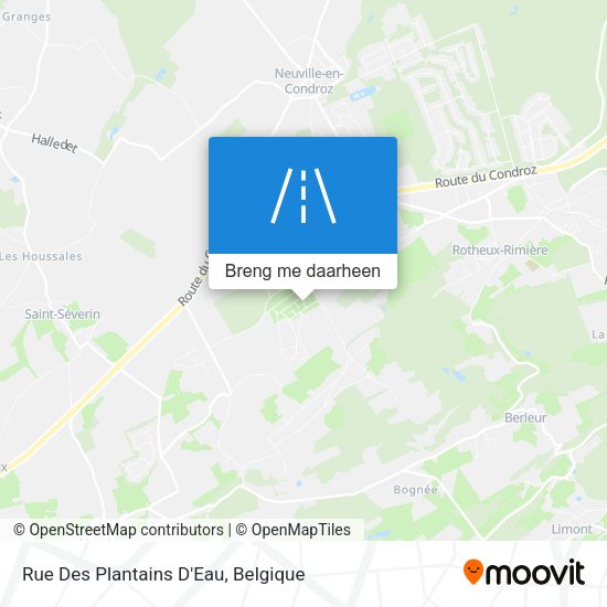 Rue Des Plantains D'Eau kaart