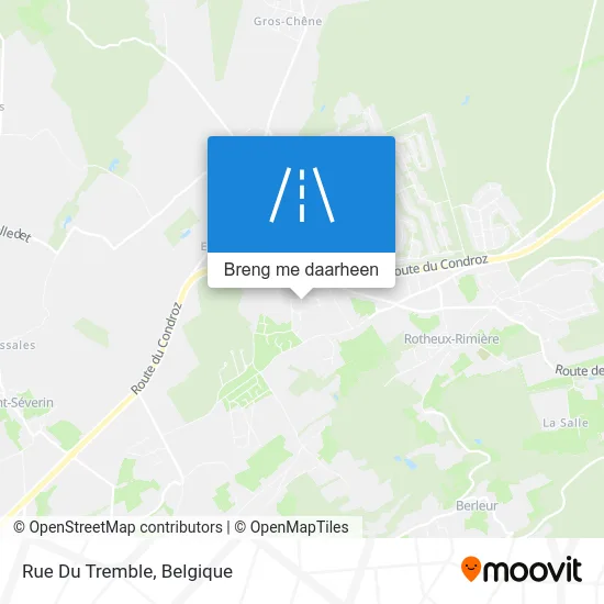 Rue Du Tremble kaart