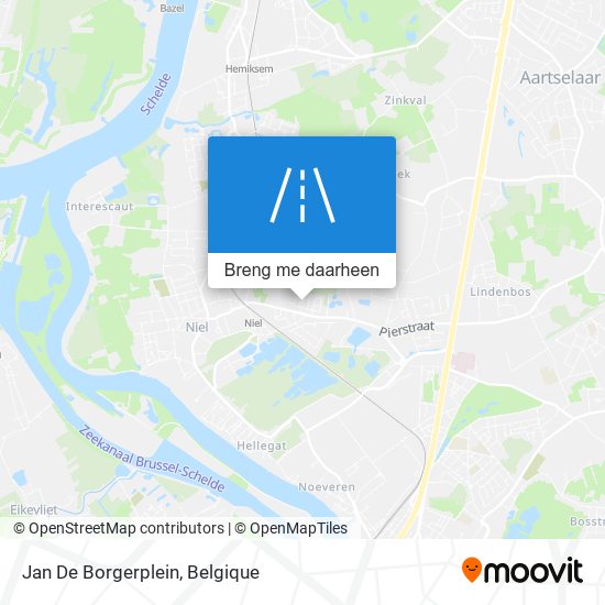 Jan De Borgerplein kaart