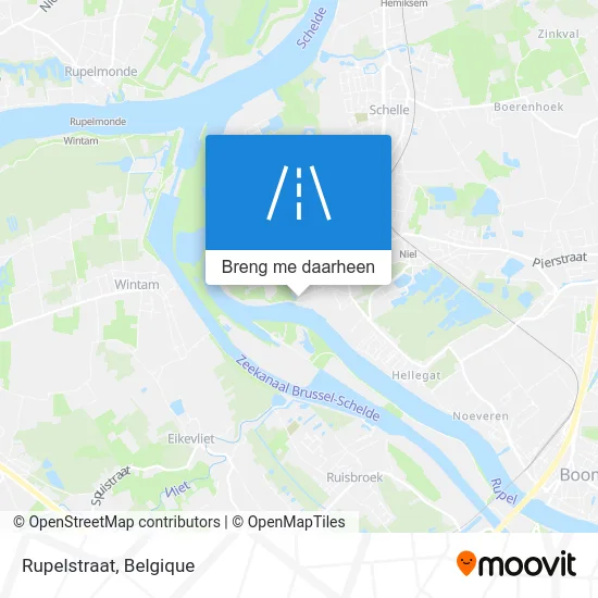 Rupelstraat kaart
