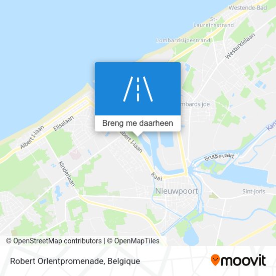 Robert Orlentpromenade kaart