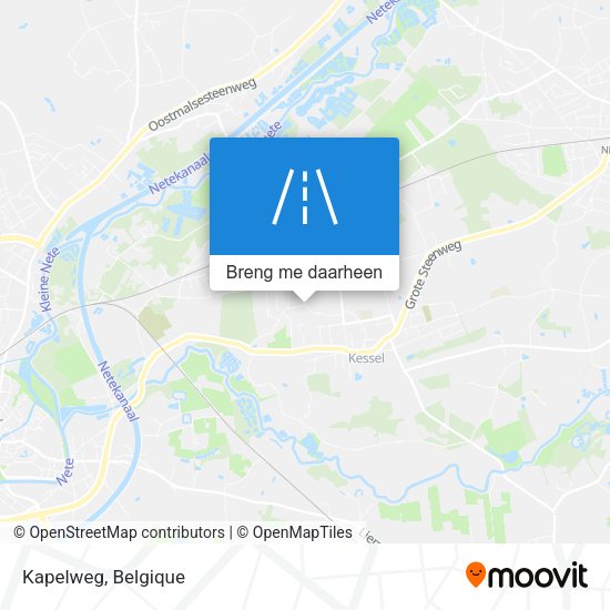 Kapelweg kaart