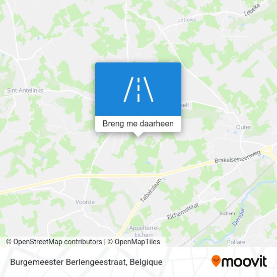 Burgemeester Berlengeestraat kaart