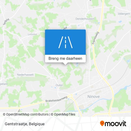 Gentstraatje kaart