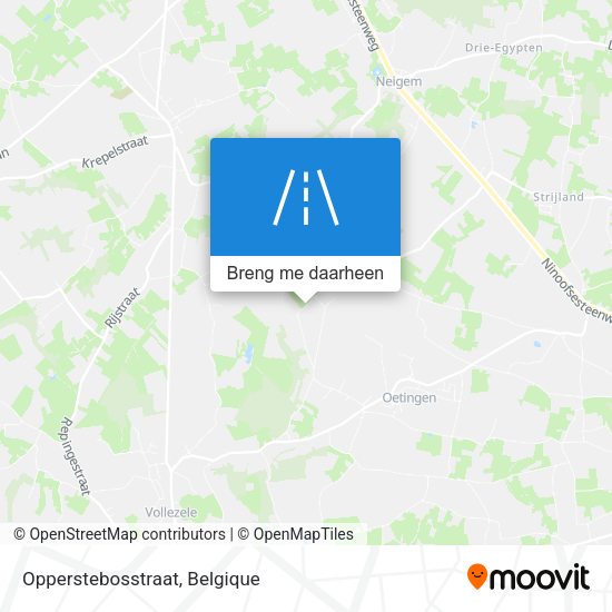 Opperstebosstraat kaart