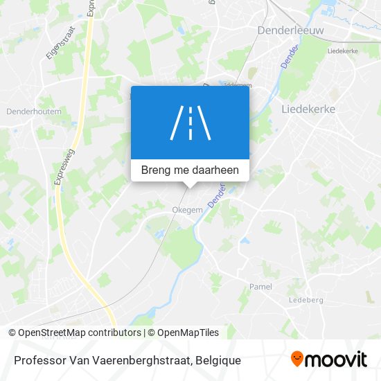 Professor Van Vaerenberghstraat kaart