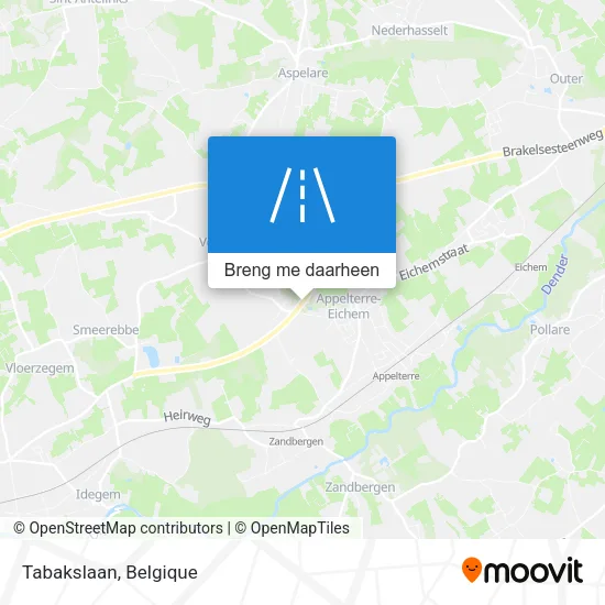 Tabakslaan kaart