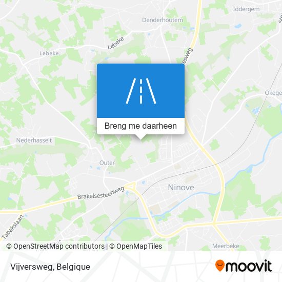 Vijversweg kaart