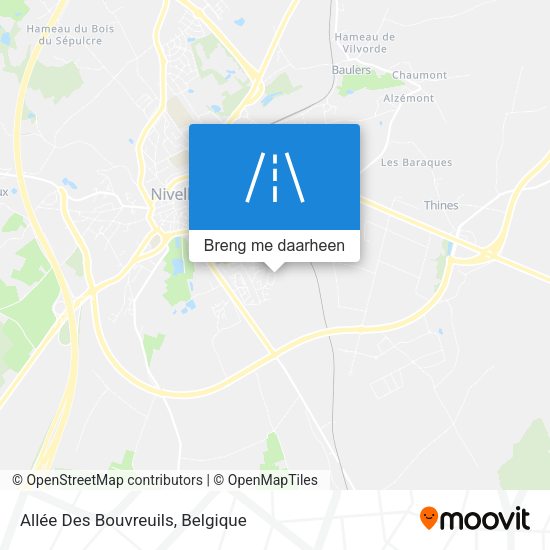 Allée Des Bouvreuils kaart
