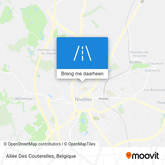 Allée Des Couterelles kaart
