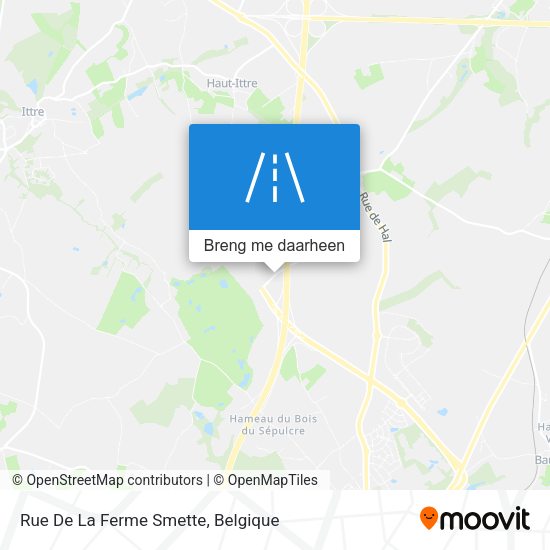 Rue De La Ferme Smette kaart