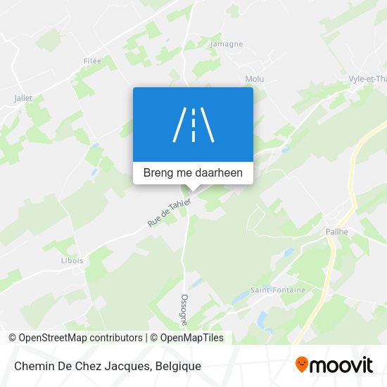 Chemin De Chez Jacques kaart