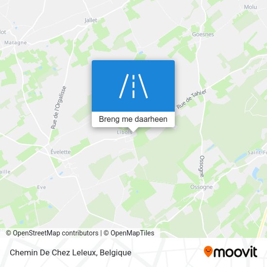 Chemin De Chez Leleux kaart