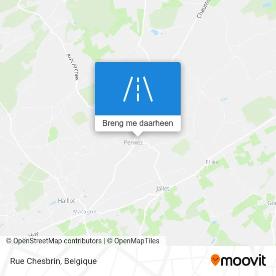 Rue Chesbrin kaart