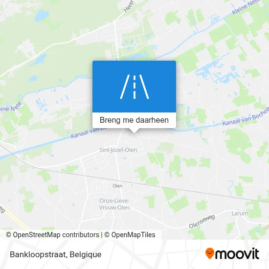 Bankloopstraat kaart