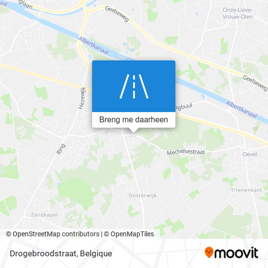 Drogebroodstraat kaart