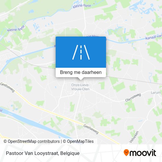 Pastoor Van Looystraat kaart